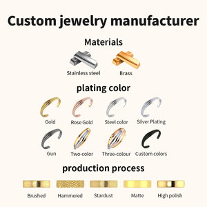 Изготовленные на заказ ювелирные изделия с покрытием из 18-каратного золота PVD, OEM/ODM, из нержавеющей стали, модные, не тускнеющие, водонепроницаемые, стильные украшения - Product Image 5
