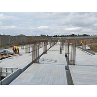 Panneau de coffrage en aluminium réutilisable haute intensité de 4 mm d'épaisseur pour la construction de murs modulaires, villas, immeubles de grande hauteur