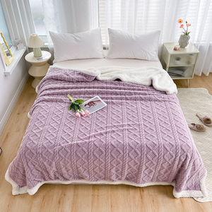 Manta de suéter de punto multifunción y <span class=keywords><strong>funda</strong></span> de edredón supersuave, cómoda, esponjosa, cálida, manta de forro polar de Sherpa personalizada - Product Image 6