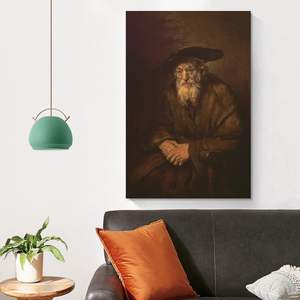 Rembrandt Van Rijn Custom Old Man capolavoro ritratto dipinti su tela e arti murali decorazioni per la casa camera da letto stampa di arte della parete - Product Image 4