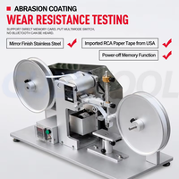Machine d'essai d'abrasion par friction pour ruban de papier RCA, affichage numérique à 4 chiffres, puissance 5 kW, détecteur de revêtement de surface, équipement d'essai d'usure