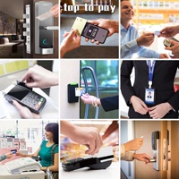 Tarjetas NFC RFID sin contacto Lock Trading Menu Gift Bank 1K/213/215 Center, tarjetas inteligentes para negocios con impresión personalizada