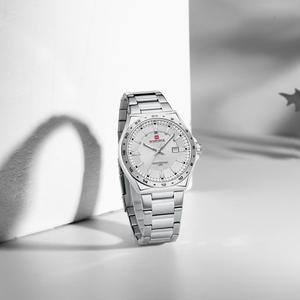 NAVIFORCE 9266 Casual Quartz Clock Luminous Calendar Watches for Man Stainless Steel Waterproof Wristwatch Relogio Masculino - Product Image 6