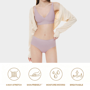 Modern New Style Comfortable Bodysuits Luxury Lingerie Femme Women Summer Bras Ultra-Thin Soft Women's Lingerie Set - Product Image 3