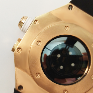 เคสสำหรับอัลตร้าที่กำหนดเองหรูหรายางฟลูออรีน49มม. กรอบโลหะไทเทเนียมชุบทองแท้ - Product Image 2