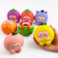 MNG002 Boîte Mystère Amusante Anti-Stress Squishy Réducteur de Pression Drôle Anti-Stress à Remontée Lente Fruit à Pincer et à Presser