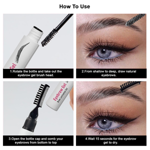 Nhãn Hiệu Riêng Biểu Tượng Tùy Chỉnh Lâu Dài Vegan Eye Brow Gel Nâng Mascara Rõ Ràng Brow Styling Lông Mày Gel Không Thấm Nước Brow Gel - Product Image 4