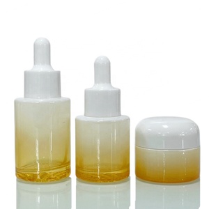 <b>Empty</b> Colorful Frosted Glass 30ml Matte Colored Serum Dropper Bottle 1oz for Cosmetic Essential Oil - Product Image 3