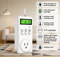 Termostato Inteligente para Sistema de Calefacción, con Retroiluminación, Resistente al Fuego, Fácil Instalación, Material PC+ABS, para Calefacción por Suelo Radiante en Salas de Estar