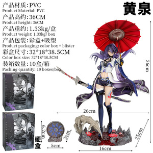 ของเล่นอะนิเมะเกม <span class=keywords><strong>honkai</strong></span> <span class=keywords><strong>Star</strong></span> <span class=keywords><strong>Rail</strong></span> 38cm Raiden bosensori Mei อนิเมะพีวีซีหุ่นแอ็คชั่นตุ๊กตา - Product Image 4