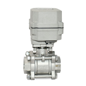 Vanne à boisseau sphérique électrique miniature 1/2 pouce en acier inoxydable 1,0 MPa avec actionneur DC24V pour le contrôle de l'eau - Product Image 5