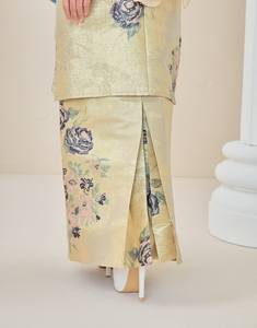 SIPO Eid 2023 nueva llegada musulmán Abaya conjunto Malasia ropa de mujer 2 piezas Abaya trajes Baju kurung venta al por mayor ropa islámica - Product Image 4