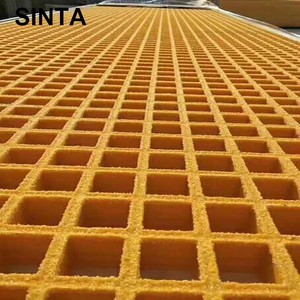 Grille de passage en plastique utilisée dans les usines chimiques, grille de sol en fibre de verre <span class=keywords><strong>50x50</strong></span>, panneau <span class=keywords><strong>composite</strong></span> en FRP, grille en plastique moulé - Product Image 2
