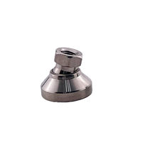 Pieds de nivellement réglables en acier inoxydable robustes de style industriel Support fixe en caoutchouc pour machine Filetage interne pour atelier