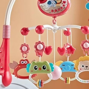 Mobile musical de chevet pour bébé avec projection télécommandée et hochet suspendu pour berceau - Product Image 2