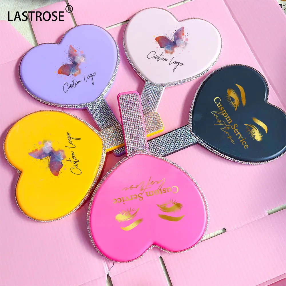 Popular private label compact mirror private label vanity mirrors handheld cosmetic mirror