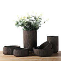 En gros moderne style européen mat balcon décoratif ciment décoration de jardin pots succulents pour la décoration intérieure
