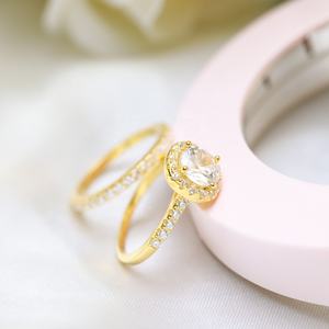 OAHLAN 1.25CT 925スターリングシルバーブライダルリングセットハローキュービックジルコニアエンゲージメントリング女性用ウェディングバンドプロミスリング - Product Image 4