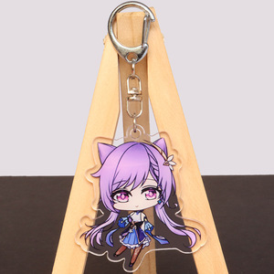 <strong>Gorou</strong> Tartaglia Hu Tao Arataki Itto Acrylic Plastic Keychain Accessories for Genshin Impact Anime Cartoon Badge Pendant Keychain - Product Image 5