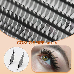 Extensions de cils professionnelles <span class=keywords><strong>Manga</strong></span>, cils effilés style <span class=keywords><strong>manga</strong></span>, cils effilés style anime, cils volumineux effet fée, vente en gros, marque privée - Product Image 1