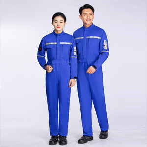 Mono ignífugo de seguridad negro para hombre con logotipo personalizado, mono de trabajo al por mayor, uniformes de trabajo FR ignífugos resistentes al aceite - Product Image 5