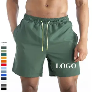 Factory Price 4 Way Stretch Board Shorts Men's Waterproof Swim Trunks With Mesh Liner