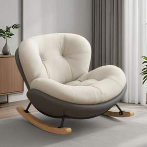 Haushalts Nap Lazy <span class=keywords><strong>Sofa</strong></span> im einfachen Stil, Cabrio zum Sitzen und Liegen, Schaukel stuhl - Product Image 4