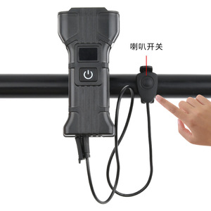 Nueva luz ultrabrillante para bicicleta, 12 LED, resistente al agua IP4, recargable por USB, linterna LED para ciclismo nocturno, equipo para bicicleta de montaña - Product Image 1