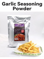 Vente chaude 1kg emballage de sac de poudre d'assaisonnement séché aromatisé à l'ail pour poulet frit et autres aliments épicés
