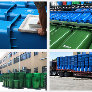 プラスチックゴミ箱10L/20L/40L/60Lプッシュリッド廃棄物缶分類されたカラフルな大きなサイズのゴミ箱 - Product Image 5