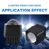 Kit de remplacement de phares IDISON J3 12V 25W avec lentille de projecteur mini LED matricielle 6500Lux à faisceau puissant pour tous les modèles de voitures