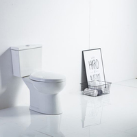 YUSON – toilettes allongées en céramique YS22238, lavabo blanc 300mm, rugueux, toilettes allongées 2 pièces pour salle de bain