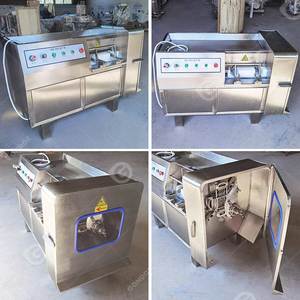 Machine à <span class=keywords><strong>découper</strong></span> la viande <span class=keywords><strong>en</strong></span> dés automatique à grande vitesse pour usage domestique, <span class=keywords><strong>en</strong></span> acier inoxydable, pour viande crue et surgelée, mini-dés et hachage - Product Image 2