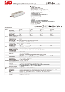 Bộ Điều Khiển <span class=keywords><strong>LED</strong></span> MEAN WELL 20W 12V Với LPV-20-12 Được CE Phê Duyệt Bộ Nguồn Chuyển Mạch Bộ Điều Khiển <span class=keywords><strong>Led</strong></span> Chống Nước 12V - Product Image 4