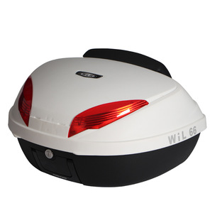 Caja de equipaje trasera para motocicleta de 52L, cajas traseras de aluminio para entrega de alimentos y almacenamiento de casco, Material PP - Product Image 4