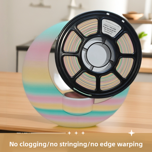 เส้นพลาสติกสำหรับเครื่องพิมพ์สามมิติแบบ PLA ผลิตโดย OEM  แบบด้านไล่เฉดสีรุ้ง ขนาด 1.75 มม. น้ำหนัก 1 กก. ผลิตในประเทศจีน - Product Image 5