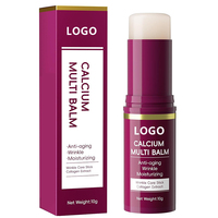 Stick anti-rides hydratant profond OEM avec logo personnalisé, améliore l'élasticité de la peau, baume multi-usages au calcium