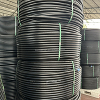Tuyaux d'irrigation flexibles noirs en PEHD, vente directe usine, tubes d'eau potable en PE pour l'agriculture et les exploitations agricoles
