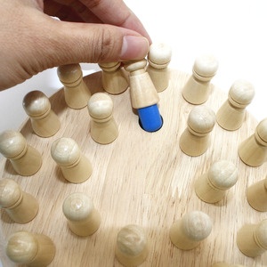 CHRT enfants cadeaux éducatifs précoces nouveaux enfants mémoire en bois bâton de correspondance jeu d'échecs jeu logique Intelligent éducatif - Product Image 4