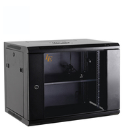 Armoire serveur murale IEC297-2 en acier laminé à froid SPCC, taille personnalisée, rack réseau, protection IP20, charge statique 100 kg, LE/OEM