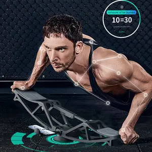 Attrezzature per il fitness personalizzate home gym push up set portatile pieghevole push up board workout board muscle training plank trainer