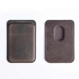 カスタムロゴ最新デザインウォレットMagsafe for Apple iphone 14 pro for magsafe case leather Magnetic for magsafe wallet