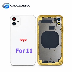 Boîtier arrière pour iPhone 11, coque arrière de téléphone portable, couvercle de batterie, châssis central, ensemble de remplacement - Product Image 1