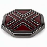 Emblème de voiture personnalisé, logo 3D en relief, chrome ABS, plaque signalétique universelle pour véhicule, autocollant anti-UV, auto-adhésif, OEM