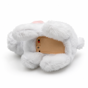 Jouet en peluche musical interactif Lapin sauteur qui rampe, bouge les oreilles et joue des comptes-rends-mons, cadeau animal musical pour enfants - Product Image 4