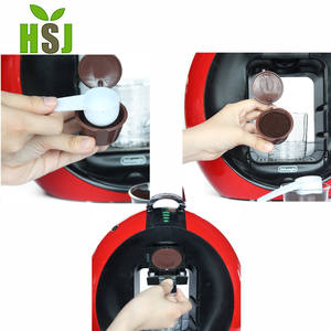 Nescafes ile uyumlu klasik çevre dostu plastik doldurulabilir kahve kapsülü - Product Image 4