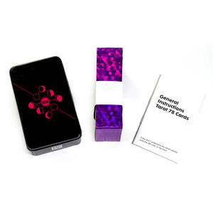 タロットカードカスタマイズロゴ工場カスタムタロットカード印刷タロットデッキ紫箔タロットカードガイドブック付き - Product Image 4