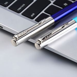 High Quality Metallic <b>Gold</b> Business Gift Roller Ballpoint <b>Pen</b> 1.0mm Blue/Black Ink Eco-Friendly Refillable Smooth Writing - Product Image 3