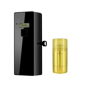 Ambientador de aire de lujo montado en la pared, fragancia de perfume digital, temporizador automático, dispensador de aerosol LCD para hotel