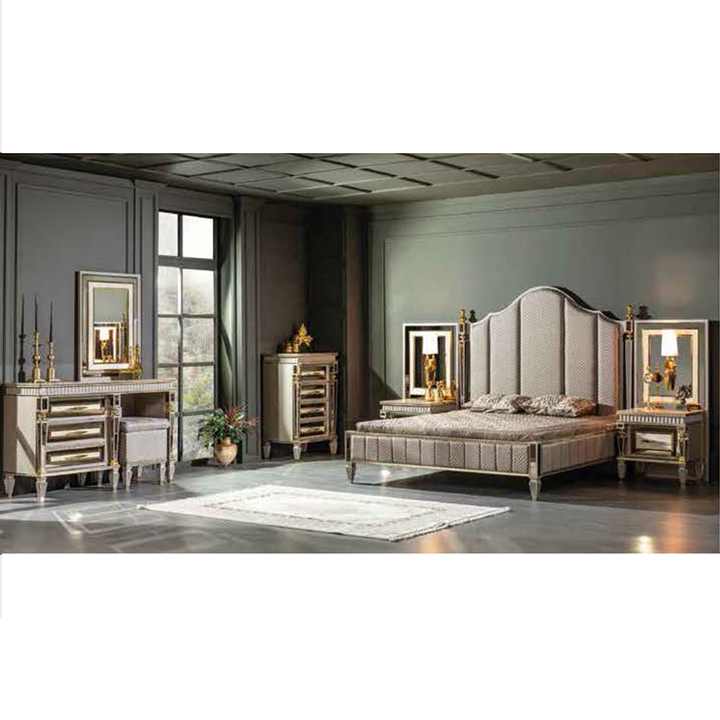 Luxurious Bedroom Furniture Set from Turkey - Customizable